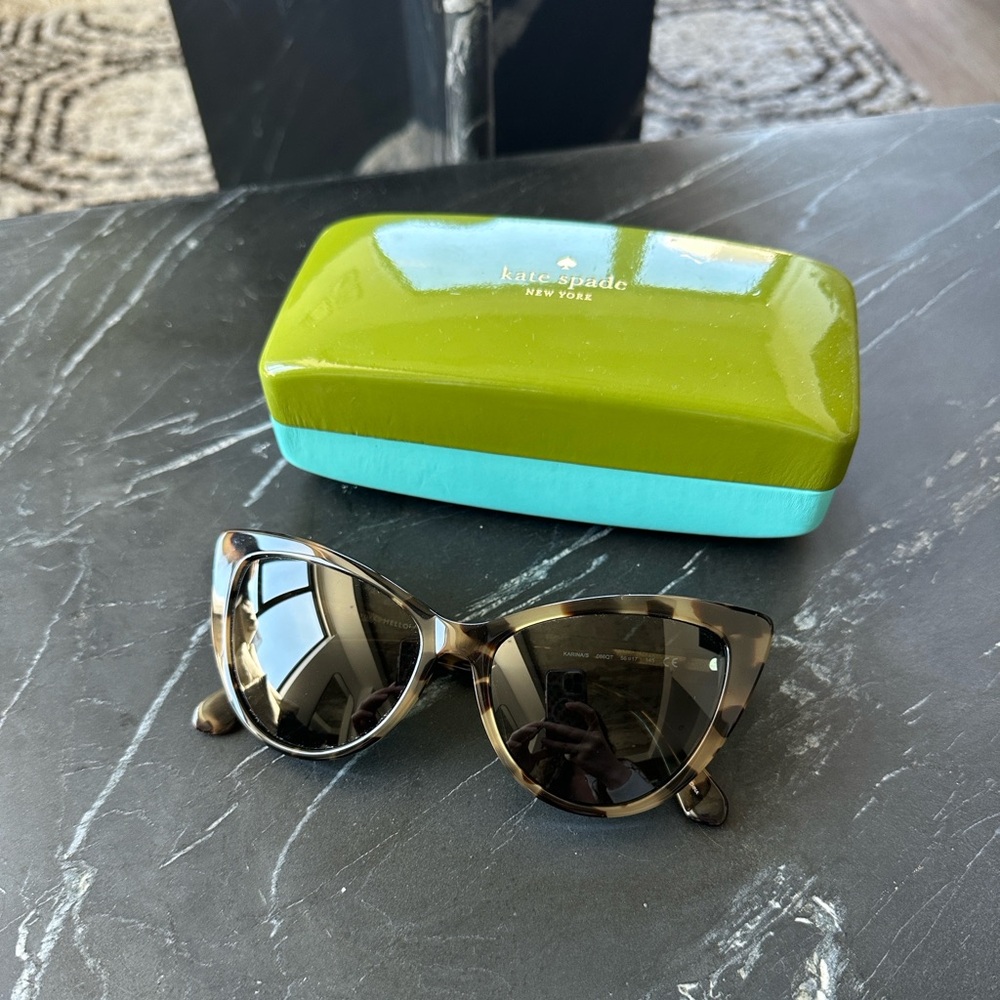 Kate Spade Karina/S 086QT Dark Havana Cat-Eye
